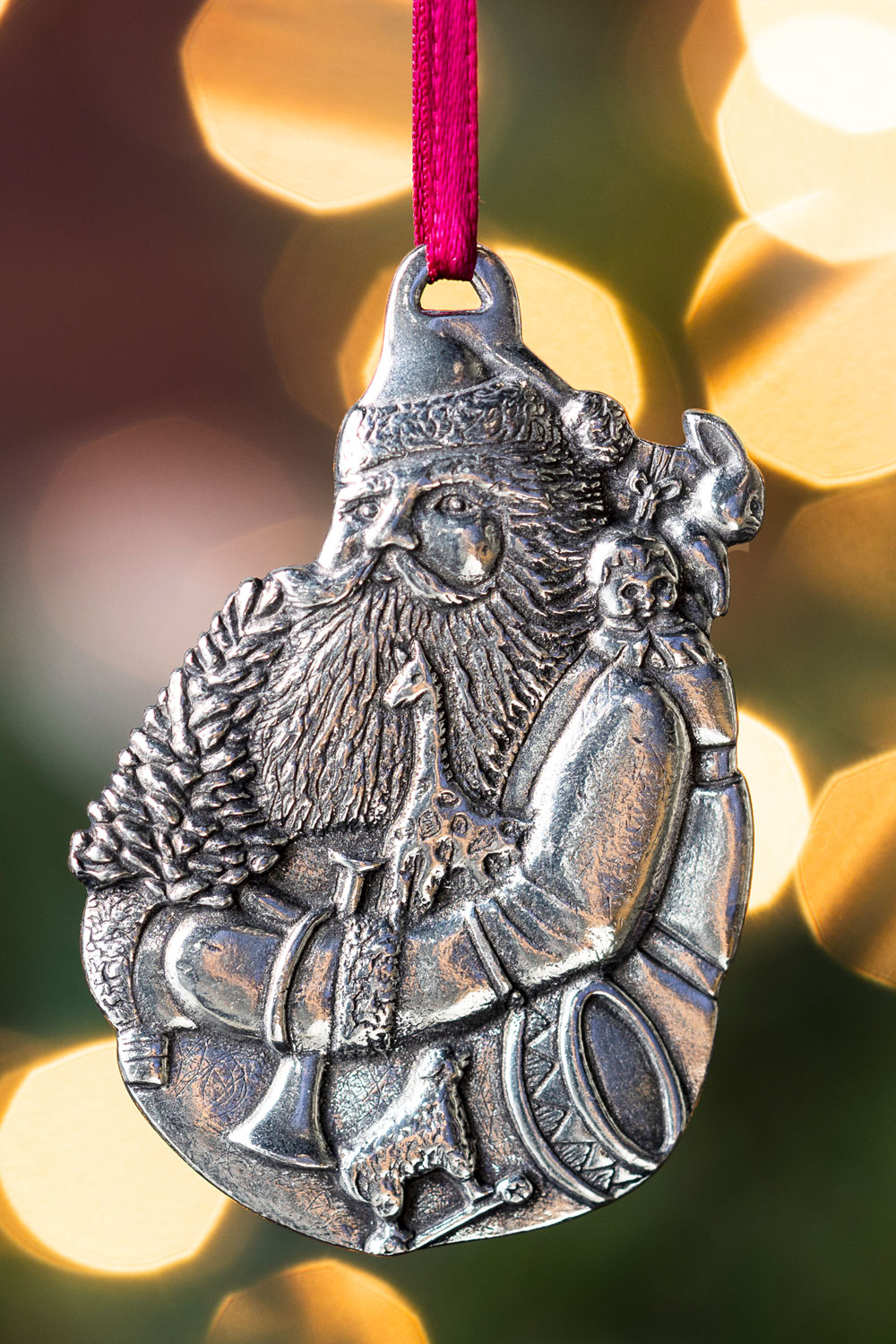 Danforth - Santa's Key Pewter Ornament